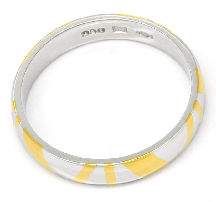 Foto 3 - Original Niessing Ring in Platin Gelbgold Design-Muster, R1503
