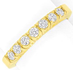 Foto 1 - Brillanten Halbmemory Ring Gelbgold 0,48Carat Diamanten, S4349